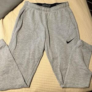 Nike Gray Track Pants Soft Cotton Joggers
